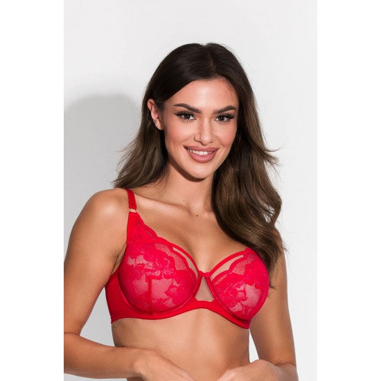 Полуподплатен сутиен в червен цвят AMELIA 19203 Полуподплатен сутиен в червен цвят AMELIA 19203