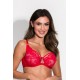 Полуподплатен сутиен в червен цвят AMELIA 19203 Полуподплатен сутиен в червен цвят AMELIA 19203