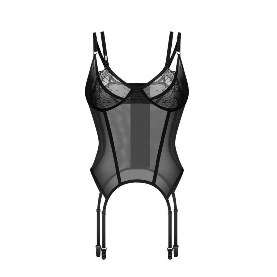 Секси корсет в черен цвят ARROWEL