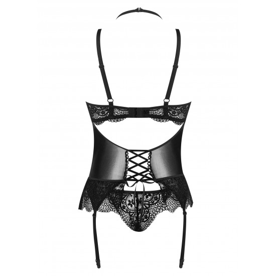 Елегантен комплект корсет и прашки Noir Fantasy | Alba.bg Елегантен комплект корсет и прашки Noir Fantasy | Alba.bg