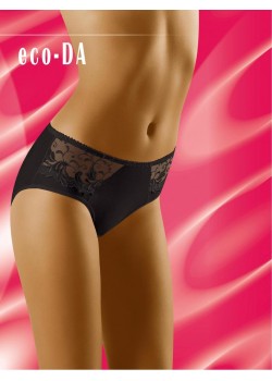 Бикини с висока талия в черно Eco Da