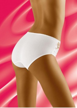 Бикини с висока талия в бяло Eco Da