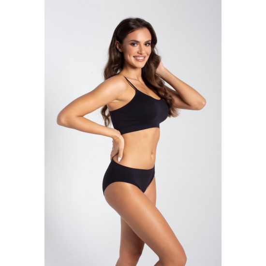 Безшевни бикини, черни