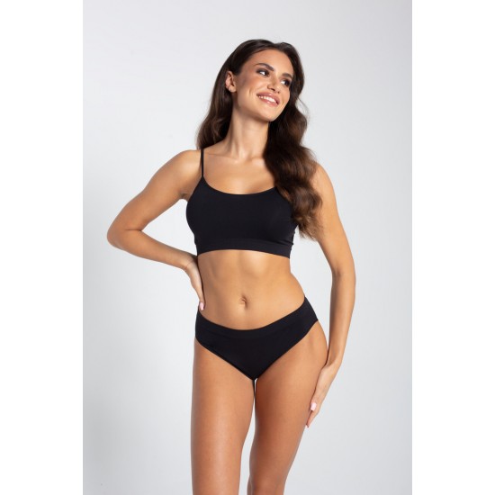 Безшевни бикини, черни