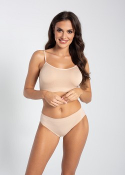 Безшевни бикини, телесен цвят