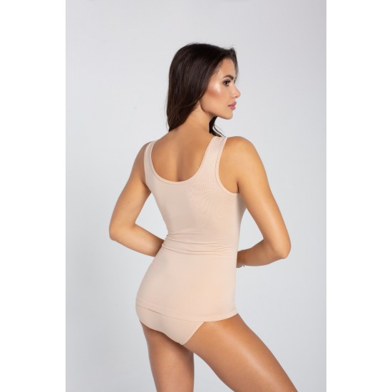 Семпъл дамски потник, телесен цвят