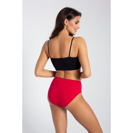 Queenie Бикини от микрофибър без странични шевове ЧЕРВЕН Queenie Бикини от микрофибър без странични шевове ЧЕРВЕН