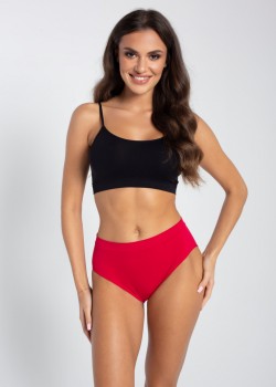 Queenie Бикини от микрофибър без странични шевове ЧЕРВЕН Queenie Бикини от микрофибър без странични шевове ЧЕРВЕН