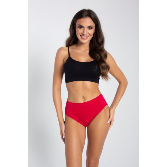 Queenie Бикини от микрофибър без странични шевове ЧЕРВЕН Queenie Бикини от микрофибър без странични шевове ЧЕРВЕН