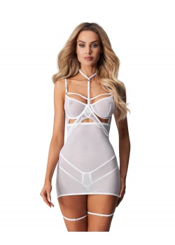 Еротична нощницав бял цвят, модел ARROWEL Еротична нощницав бял цвят, модел ARROWEL