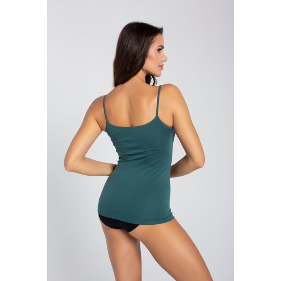 CAMISOLE 60DEN дамски потник, дънково син цвят