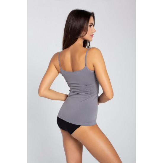 CAMISOLE 60DEN дамски потник, дънково син цвят