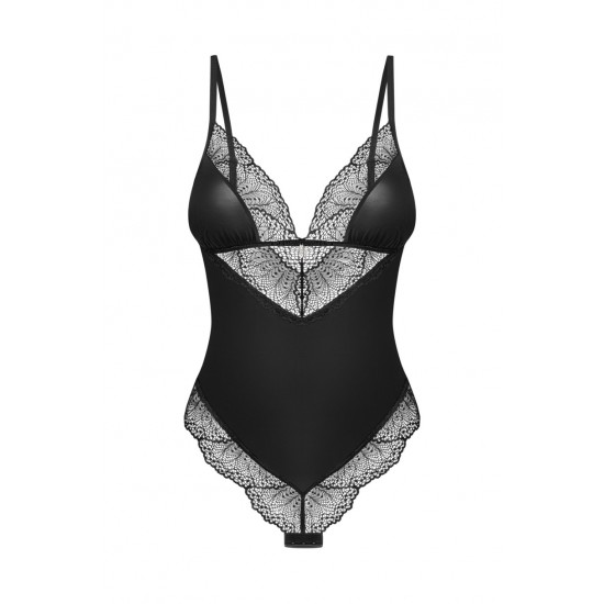 Черно секси боди LOBELLIS