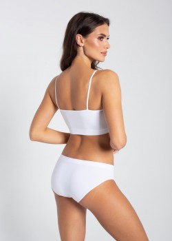 Безшевни бикини, бели