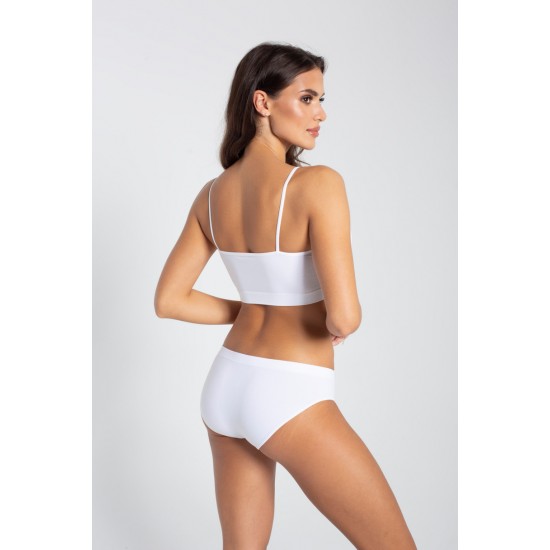 Безшевни бикини, бели