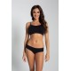 Дамски безшевни бикини с ниска талия, черни