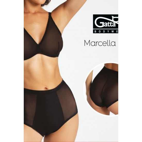 Дамски бикини с висока талия с оформящ ефект, черни