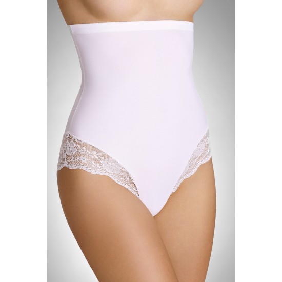 VETINA Оформящи бикини с висока талия, бели