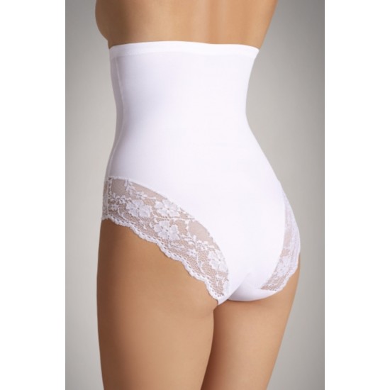 VETINA Оформящи бикини с висока талия, бели