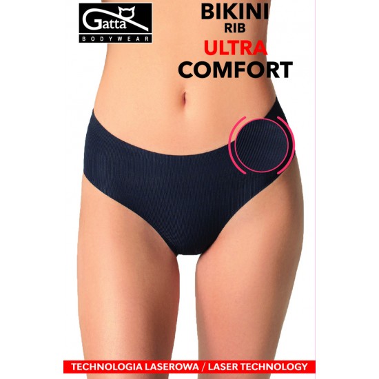 RIB ULTRA COMFORT - дамски бикини в черно