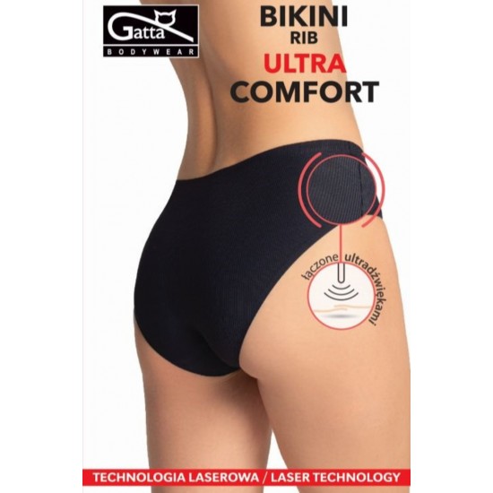 RIB ULTRA COMFORT - дамски бикини в черно