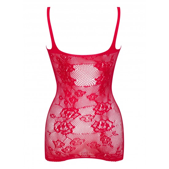 Червена мрежеста рокля Anya 