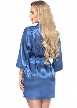 Aria сатенен халат, син цвят Aria сатенен халат, син цвят