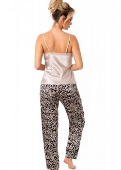 Sheila пижама, бежов цвят Sheila пижама, бежов цвят