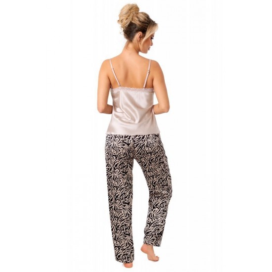 Sheila пижама, бежов цвят