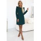 NELL 264-2 Ежедневна рокля в зелен цвят NELL 264-2 Ежедневна рокля в зелен цвят