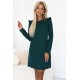 NELL 264-2 Ежедневна рокля в зелен цвят NELL 264-2 Ежедневна рокля в зелен цвят