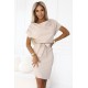 240-5 Асиметрична рокля в бежов цвят 240-5 Асиметрична рокля в бежов цвят