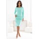 189-12 Дамска рокля с дълги ръкави в цвят мента 189-12 Дамска рокля с дълги ръкави в цвят мента