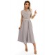596-2 Елегантна миди рокля в сив цвят 596-2 Елегантна миди рокля в сив цвят