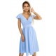 425-12 Елегантна рокля в светлосин цвят 425-12 Елегантна рокля в светлосин цвят