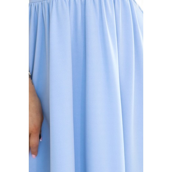 425-12 Елегантна рокля в светлосин цвят 425-12 Елегантна рокля в светлосин цвят