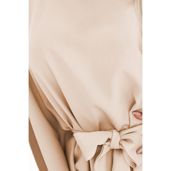 287-38 Широка рокля в бежово 287-38 Широка рокля в бежово