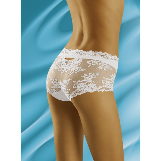 Бикини с дантела в бял цвят Luxa
