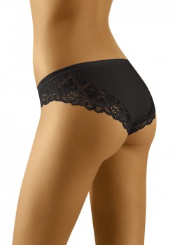 Бикини Figi-Fluffy-Soft-Czarne-Czarny Бикини Figi-Fluffy-Soft-Czarne-Czarny