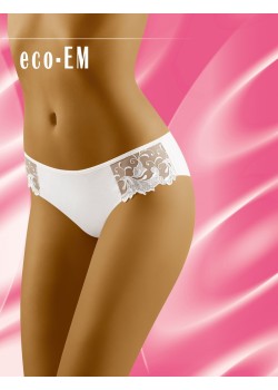 Гладки бикини в бяло Eco-Em