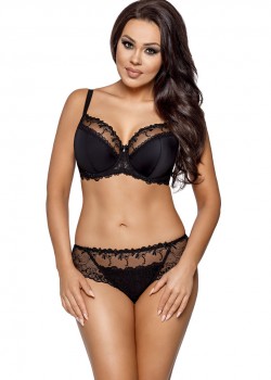 Полуподплатен сутиен за голям бюст в черно Ava 1030 Maxi Полуподплатен сутиен за голям бюст в черно Ava 1030 Maxi