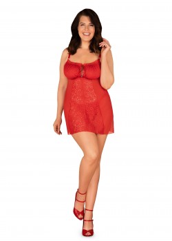 Секси нощница с прашки Koszulka-Blossmina-stringi-GRATIS-Czerwony Секси нощница с прашки Koszulka-Blossmina-stringi-GRATIS-Czerwony