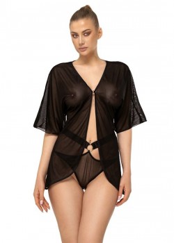 Секси нощница Koszulka-Velo-Czarny Секси нощница Koszulka-Velo-Czarny