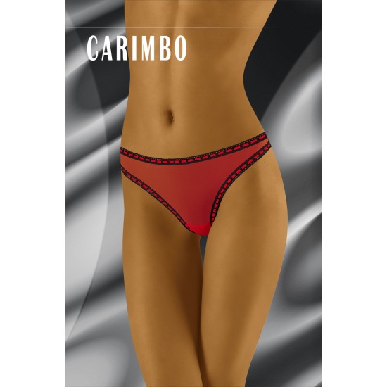 Прашки Stringi-Carimbo-Czerwone-Czerwony