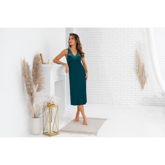 Нощница Koszulka-Kristina-Long-Green-Green