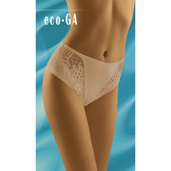 Бикини с висока талия в бежово Eco Ga Бикини с висока талия в бежово Eco Ga