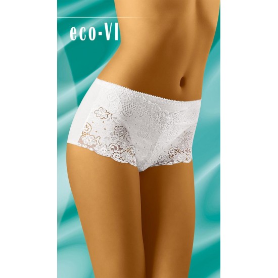 Боксерки с дантела в бял цвят Eco-Vi