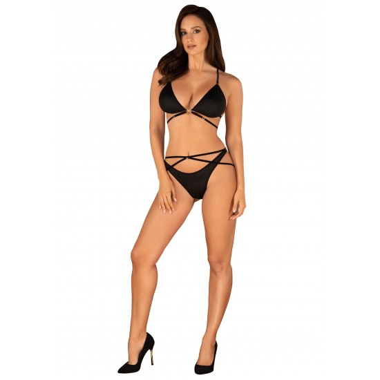 Секси комплект Komplet-Cobra-Nive-set-Czarny-Czarny