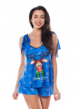 Секси Комплект Komplet-Aster-Blue-Blue Секси Комплект Komplet-Aster-Blue-Blue