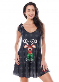 Секси нощница Koszulka-Aster-Black-Black Секси нощница Koszulka-Aster-Black-Black